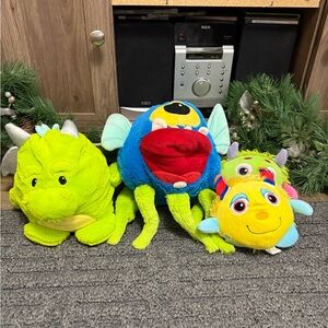 Colorful Monster Plush Toy Set